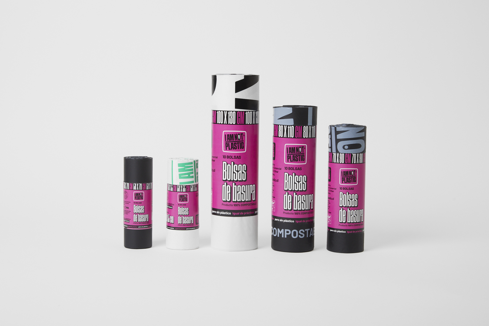 I am not plastic Logo