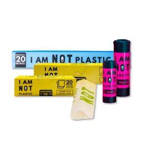Pack I Am Not Plastic Single Compostable