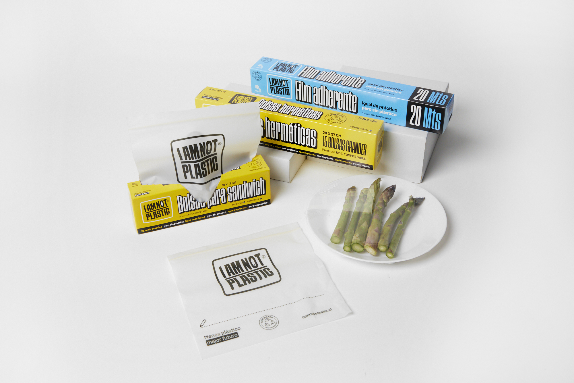 I am not plastic Logo