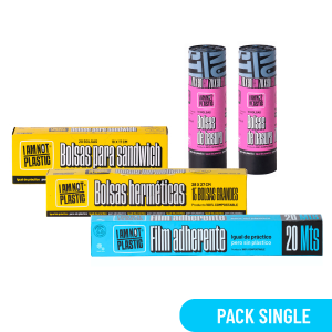 Pack I Am Not Plastic Single Compostable