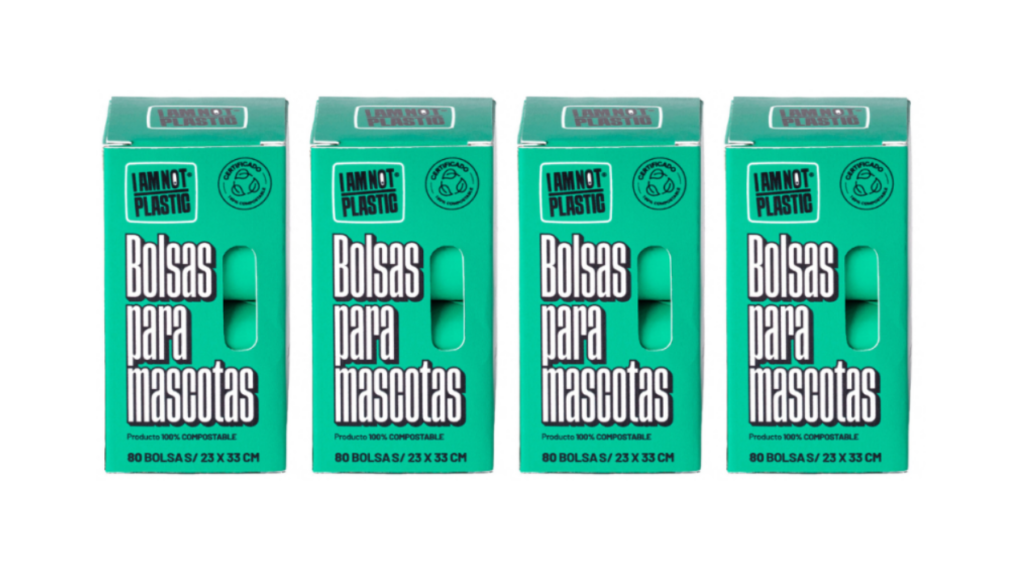 Bolsas biodegradables para desechos de mascotas