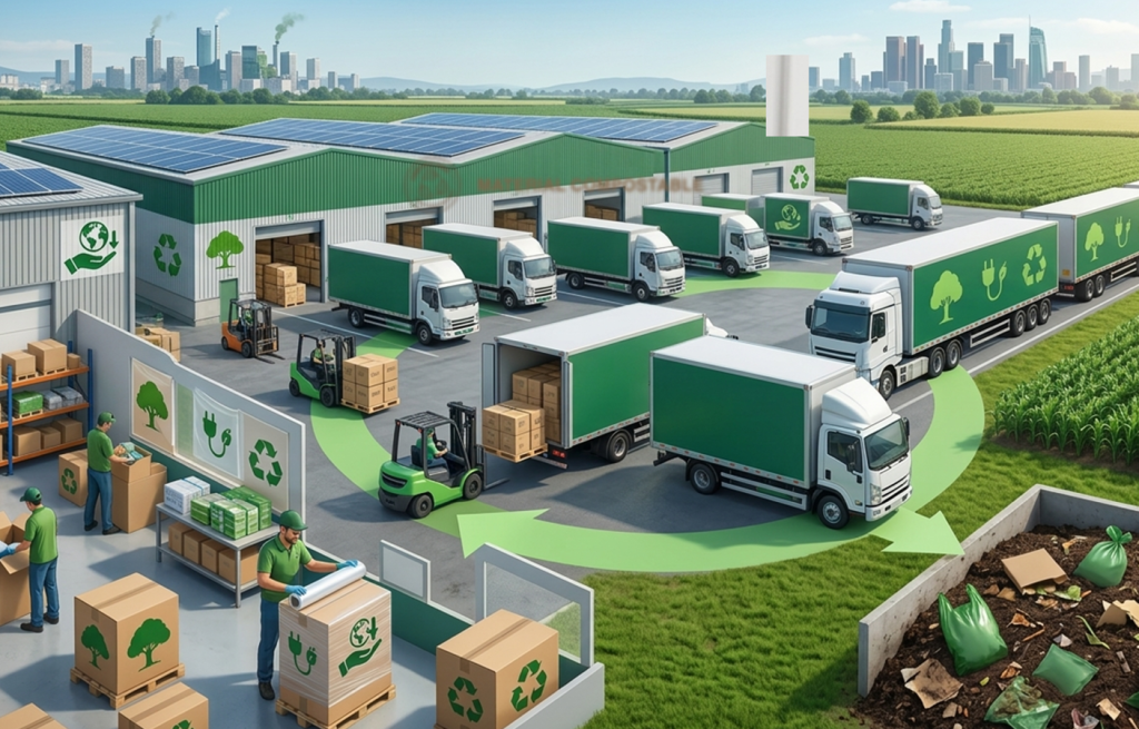 Logística Verde: ¿Cómo el packaging compostable reduce la huella?